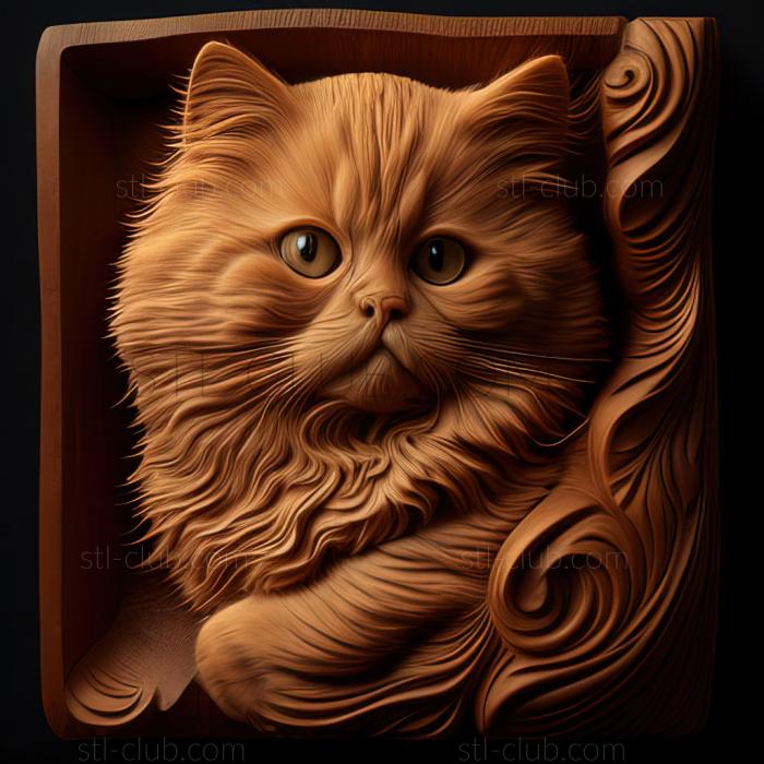 3D model st Ragamuffin cat (STL)